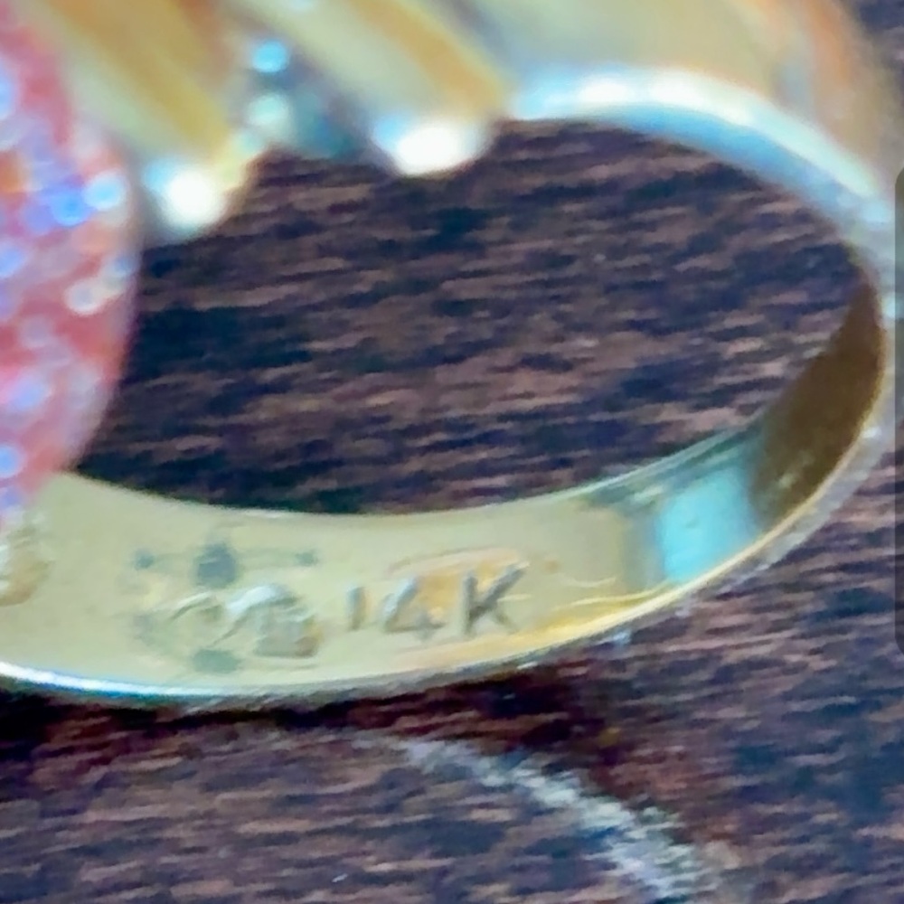 Solid 14k Gold Ring - image 6